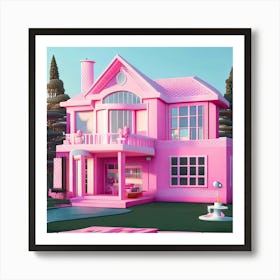 Barbie Dream House (729) Art Print