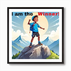 I Am The Winner Art Print