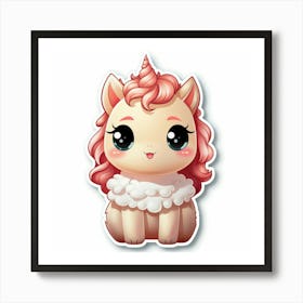 Unicorn Sticker 112 Art Print