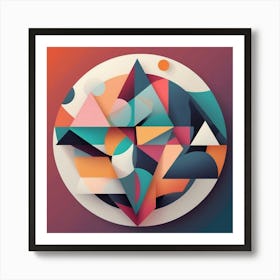 Abstract Geometric Pattern Art Print