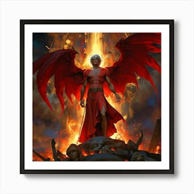 Demon Of The Gods Art Print