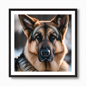 German Shepherd Dog Art Print