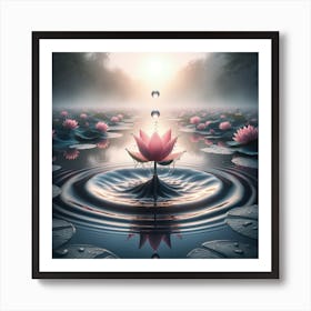 Lotus Flower Art Print