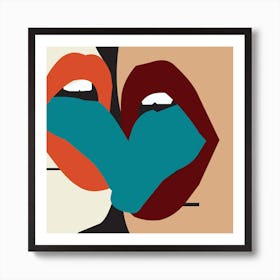 Tongues Art Print