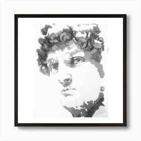 Black and white Art Print