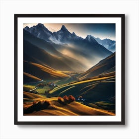 Landscapes In Italy Art Print