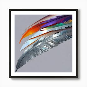 Feathers 6 Art Print