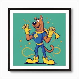 Beautiful Scooby-Doo Art Print