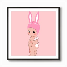 Easter Bunny Kewpie 1 Art Print