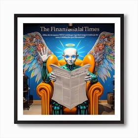 Angel Of The Financial Times Art Print