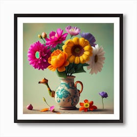 Flowers In A Vase 1 Art Print