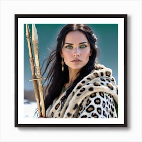 Woman With A Spear Art Print