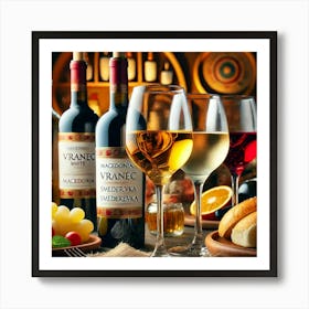 Sovereign Flame Macedonian Wine Selection Art Print