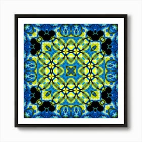 The Symbol Is The Blue And Yellow Pattern Of Ukraine 2 Art Print