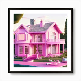 Barbie Dream House (695) Art Print