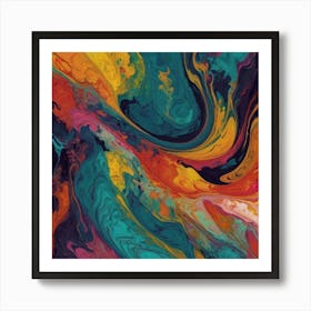 Abstract Painting 1154 Art Print