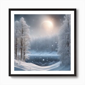 Winter Landscape 5 Art Print