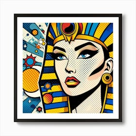 Pop Egyptian Hana Firefly Art Print