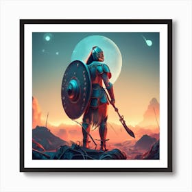 Warrior Art Print