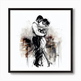 Tango Abstracts By Csaba Fikker 2 Art Print