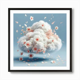 Cherry Blossom Cloud 1 Art Print