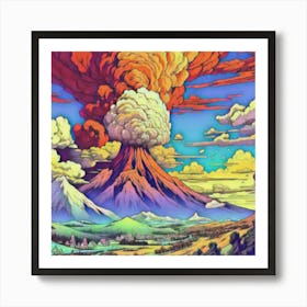 Psychedelic Painting Art Print