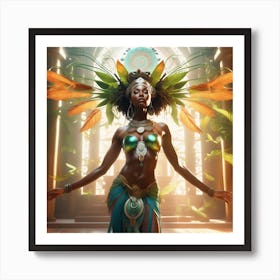 Egyptian Goddess 1 Art Print