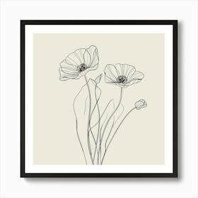 Poppies 30 Art Print