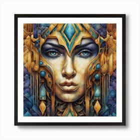 Ethereal Face Art Print