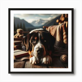 Bernese Mountain Dog Affiche