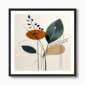 boho 'Plants' Art Print