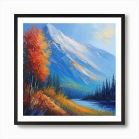 Autumn Mountain Art Print