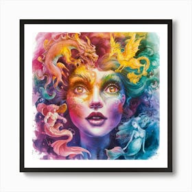 Mermaid 15 Art Print