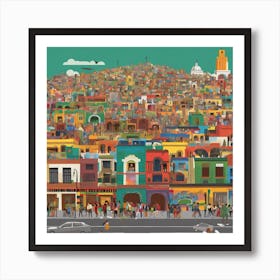 Mexico City Art Print