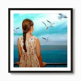 Seagulls Art Print