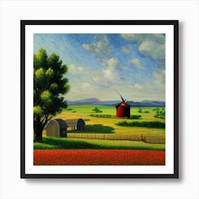 On the Farm Art Print