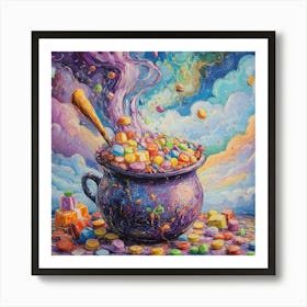 Cauldron Of Candy Art Print