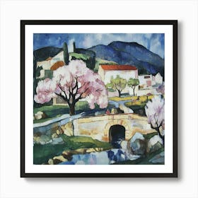 Cherry Blossoms Art Print