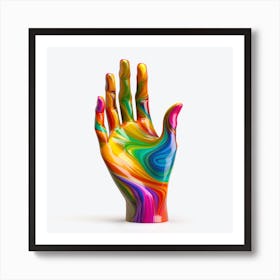 A Hand Art Print