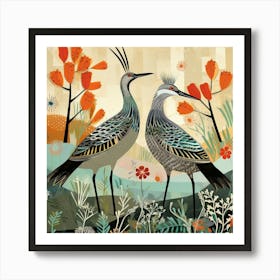 Bird In Nature Roadrunner 3 Art Print