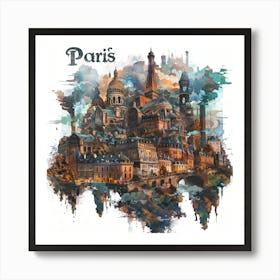 Paris 2 Art Print