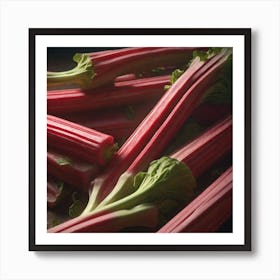 Rhubarb Stock Videos & Royalty-Free Footage 1 Art Print