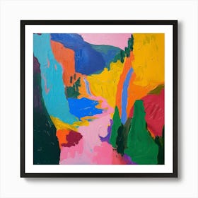 Abstract Travel Collection Bosnia Herzegovina 5 Art Print