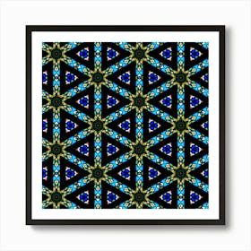 Stained Glass Pattern Church Window 2 Art Print