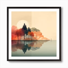 Fall Abstracts By Csaba Fikker 4 Art Print