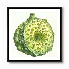 Green Fruit Art Print