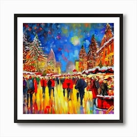 Christmas in Slovenia Art Print