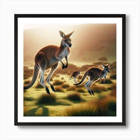 Kangaroo Art Print