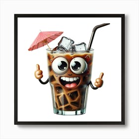 Iced Coffee 3 Art Print