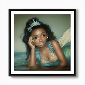 the mermaid Art Print